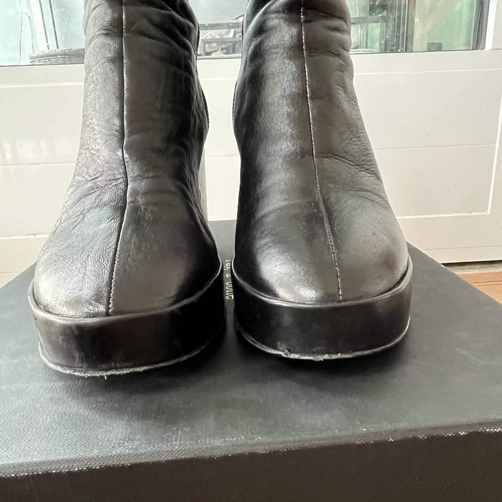 Rag And Bone Fei Platform Booties In Black - image 1